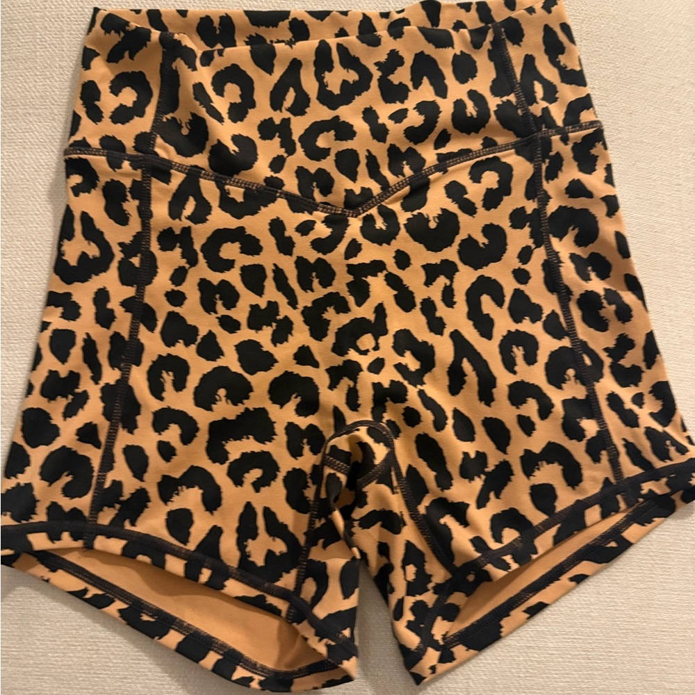 Vitality- Leopard Print Women's Shorts